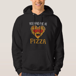 Du hast mich bei Pizza Pizza Foodie Liebe Pizza Hoodie