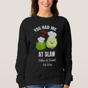 DU HAST MICH BEIM KOHLSALAT Kawaii Kohl Valentins Sweatshirt