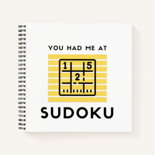 Du hast mich beim Sudoku überzeugt Notizbuch