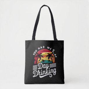 Du hast mich beim Trinken am Tag Funny Retro Stran