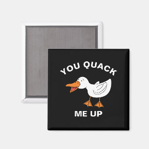 Du hast mich mit dem Funny Farm Animal Duck Puff g Magnet