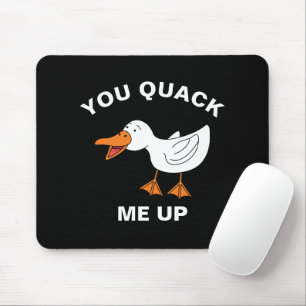 Du hast mich mit dem Funny Farm Animal Duck Puff g Mousepad