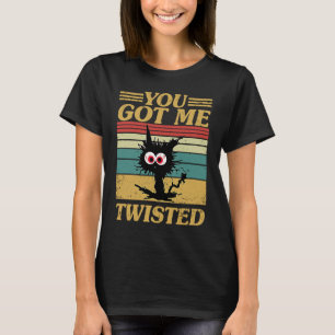 Du hast mich verdreht Black Cat T-Shirt