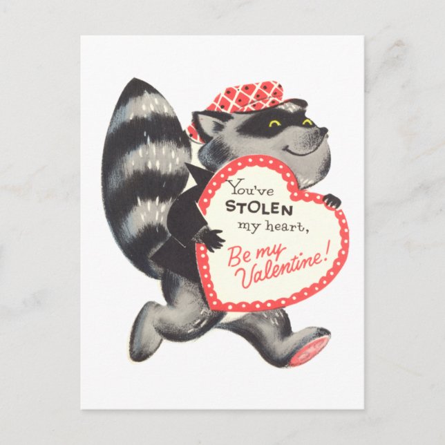 Du hast mir das Herz gestohlen Postkarte (Vorderseite)