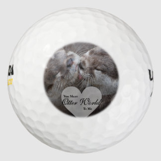 Du hast mir eine andere Welt Gemein, andere Liebe  Golfball