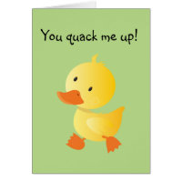 Du hast mir eine lustige Grußkarte aufgezwungen