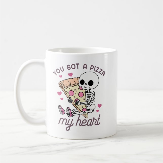 Du hast mir eine Pizza Got. Kaffeetasse (Links)