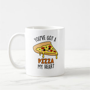 Du hast mir eine Pizza Pizza Pizzeria Got Kaffeetasse
