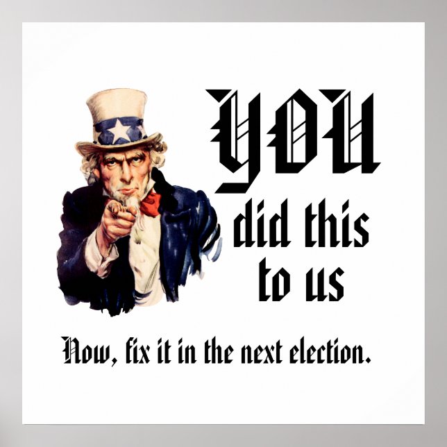 DU hast uns das angetan Poster (Vorne)