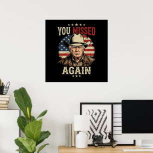 du hast wieder verfehlt poster