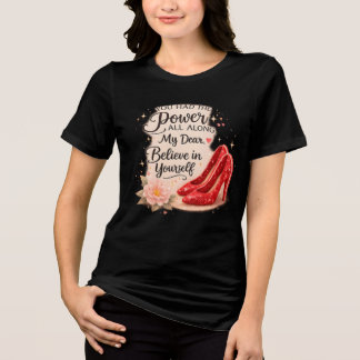Du hattest die Macht die ganze Zeit Inspirierender Tri-Blend Shirt