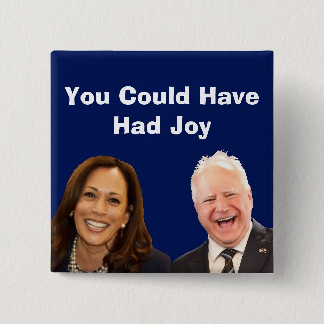 Du hättest Freude haben können Button (Vorderseite)