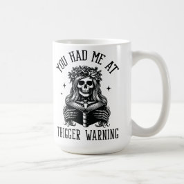 Du hattest mich bei der Warnung vor dunkler Romant Kaffeetasse