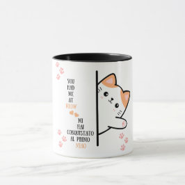 Du hattest mich bei Meow niedlich cat Tasse