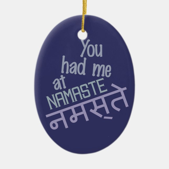 Du hattest mich bei Namaste-Sonderschmuck Keramikornament (Vorne)
