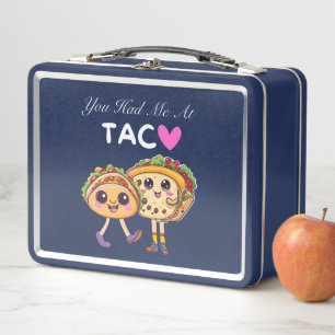 Du hattest mich bei Taco Metall Brotdose