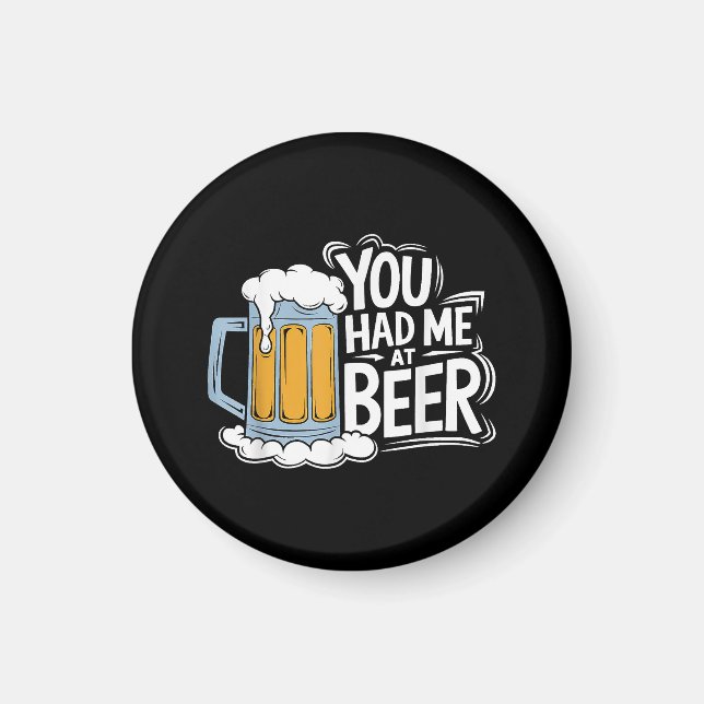 Du hattest mich beim Bier Magnet (Vorne)