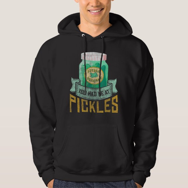 Du hattest mich eingelegt  Eingelegter Gurke  Corn Hoodie (Vorderseite)