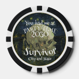 Du hattest mich im Party Time Survivor Pokerchips