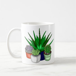 Du hattest mich in Aloe   Funny Pflanze Puff Kaffeetasse