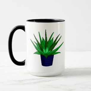 Du hattest mich in Aloe Funny Pflanze Puff Tasse