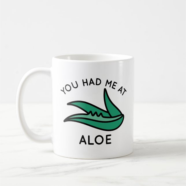 Du hattest mich in Aloe Kaffeetasse (Links)