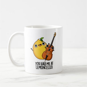 Du hattest mich in Lemon-cello Funny Drink Pub Kaffeetasse