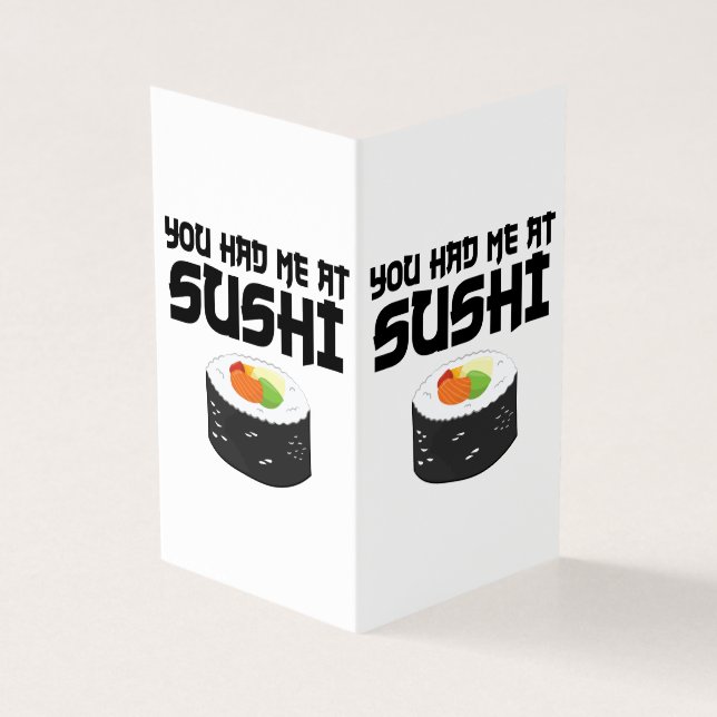 Du hattest mich in Sushi - Funny Food (Vorderseite)