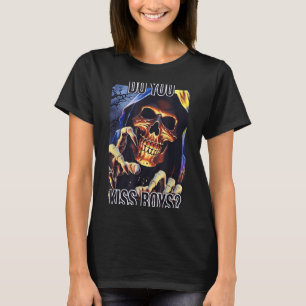 Du Hemd Kuss Regenbogen Sensenmann Skelett Lgbtq T-Shirt