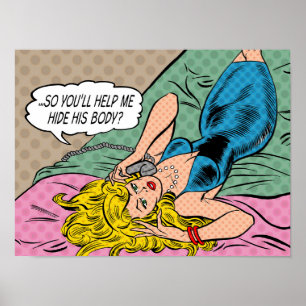 "Du hilfst mir also, seinen Körper zu verbergen?"  Poster