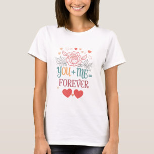 Du + Ich = ewig! Frauen Basic T-Shirt