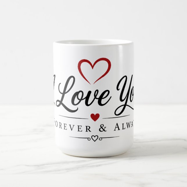 Du & Ich Für Immer Kaffeetasse (Mittel)