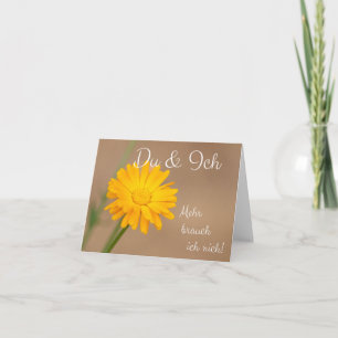 Du & Ich - Mehr brauch ich nich! Karte