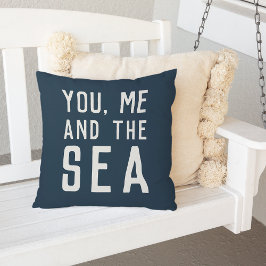 Du, ich und das Meer Kissen Für Draußen