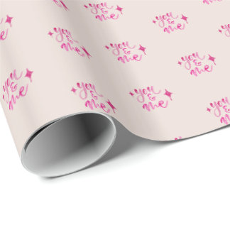 Du & Ich Valentinstag Geschenkpapier