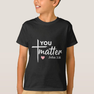 Du Johannes 3 16 Bibelvers christlicher Glaube Ins T-Shirt