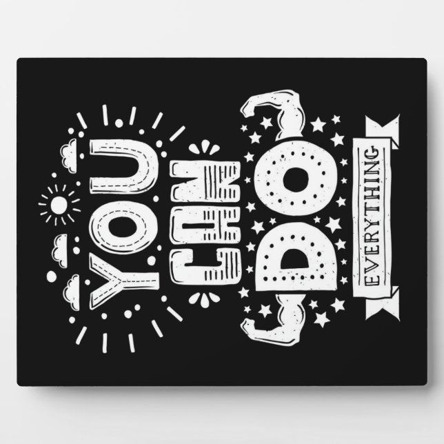 Du kannst alles tun fotoplatte (Vorderseite)