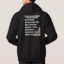 Du kannst dich selbst fragen Retro 5W2H Lebensfrag Hoodie