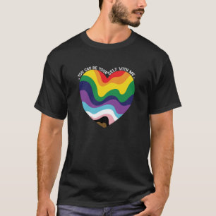 Du kannst du selbst bei mir sein LGBT Transgender  T-Shirt