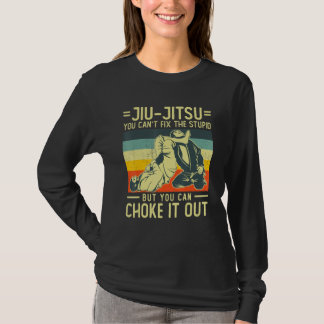 Du kannst Dummheit nicht reparieren Vintage BJJ Br T-Shirt