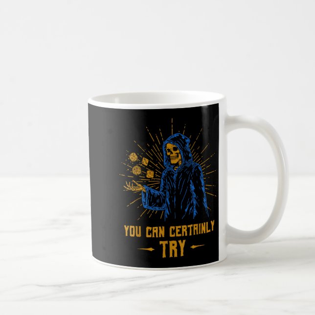 Du kannst es auf jeden Fall versuchen Skeleton Wiz Kaffeetasse (Rechts)