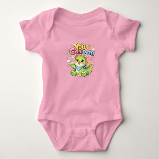 du kannst es schaffen baby strampler