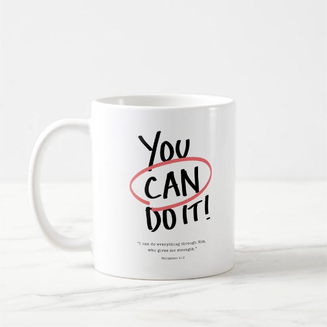 Du kannst es tun! tasse (Links)