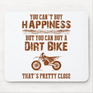 Du kannst Glück nicht kaufen Kaufe ein Dirt Bike G Mousepad