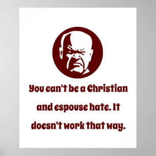 Du kannst kein Christliches Espousshass sein - Wei Poster