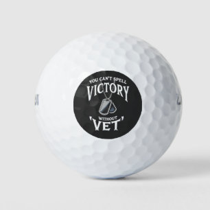 Du kannst keinen Sieg ohne den Veteranentag ausspr Golfball