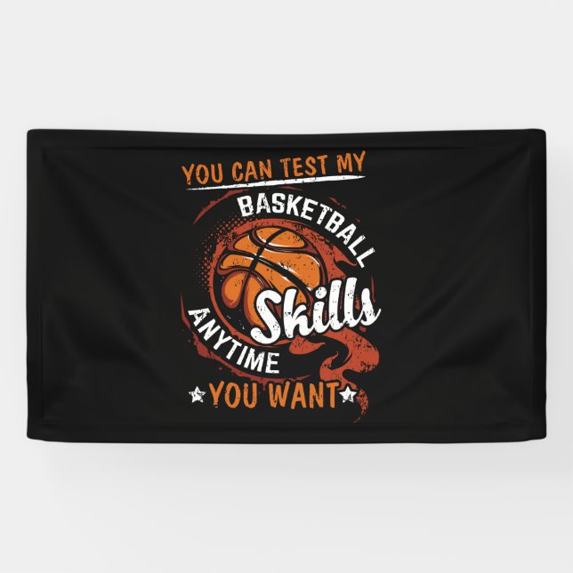 Du kannst meine Basketballfähigkeiten jederzeit te Banner (Horizontal)