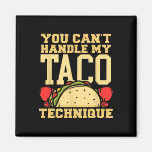 Du kannst meine Taco-Technik-Kickboxen- Kampfsport Magnet