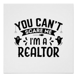 Du kannst mich im Realtor Funny Halloween Rea nich Poster