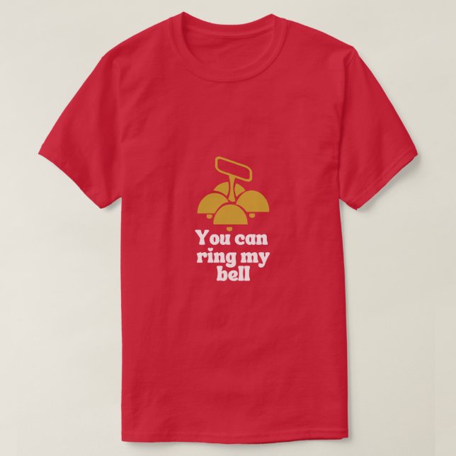 Du kannst mich klingeln T-Shirt (Design vorne)